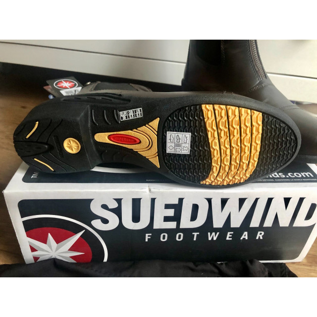 Bottines Suedwind marron talon avec amortisseur