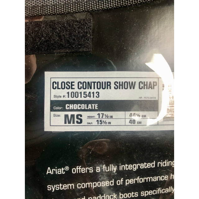 Chaps Ariat cuir marron