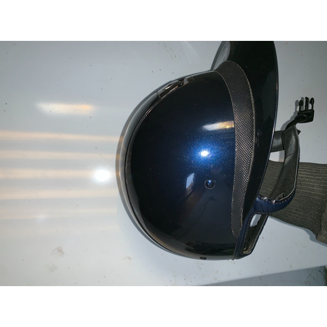 Casque Miss shield bleu vernis taille 55