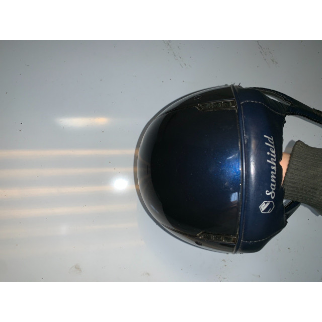 Casque Miss shield bleu vernis taille 55