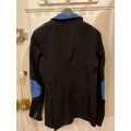 Veste horse pilot noir et bleu T M