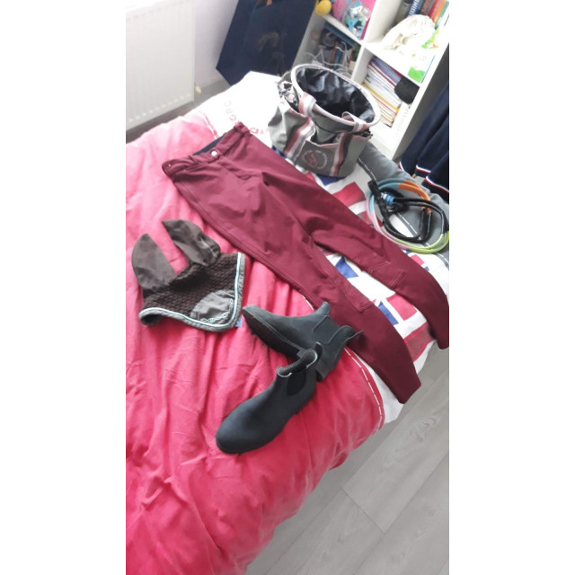 Pantalon d'équitation Bordeaux