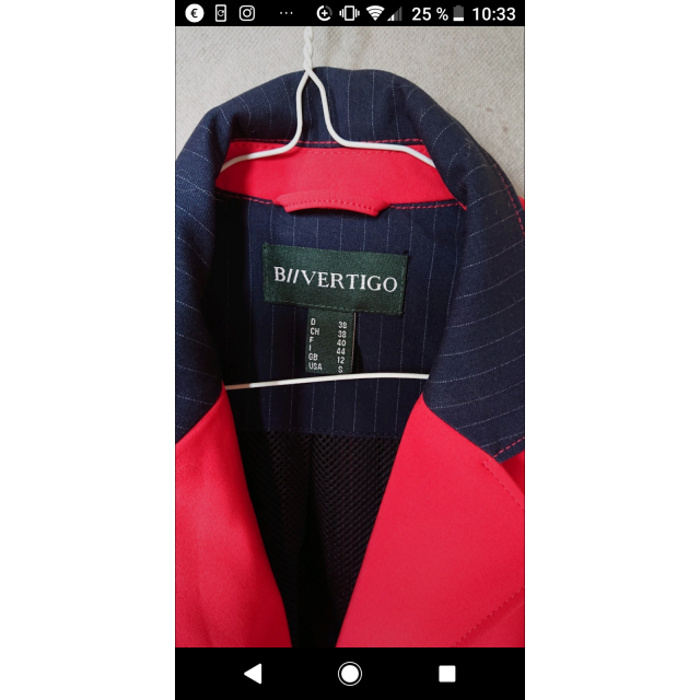 Veste de concours rouge