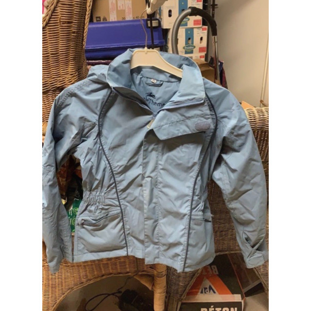 Veste imperméable bleue