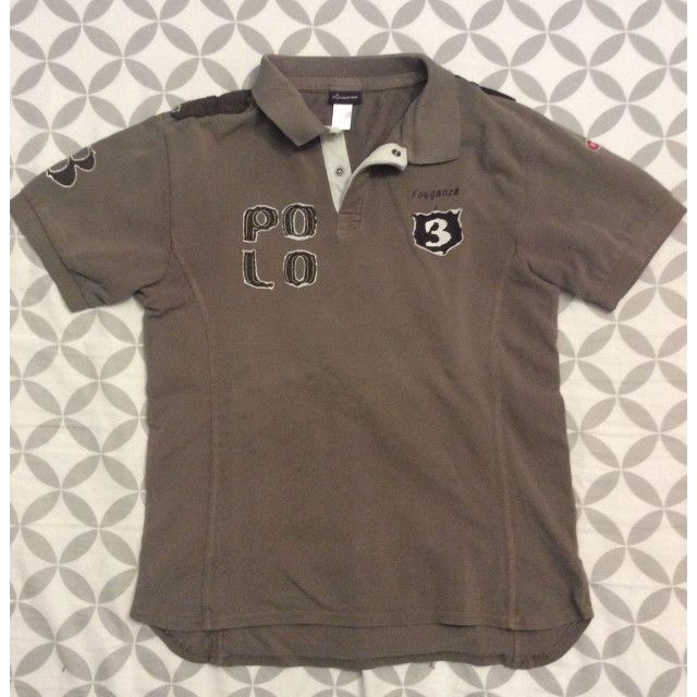 Polo marron fouganza