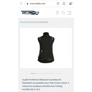 Gilet airbag Helite