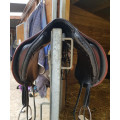 Selle de dressage stübben en cuir