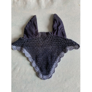 bonnet taille shetland bleu marine/bleu ciel bon état