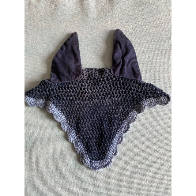 bonnet taille shetland bleu marine/bleu ciel bon état