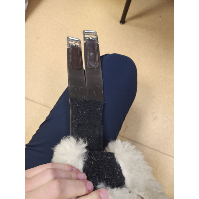 Sangle cuir et mouton