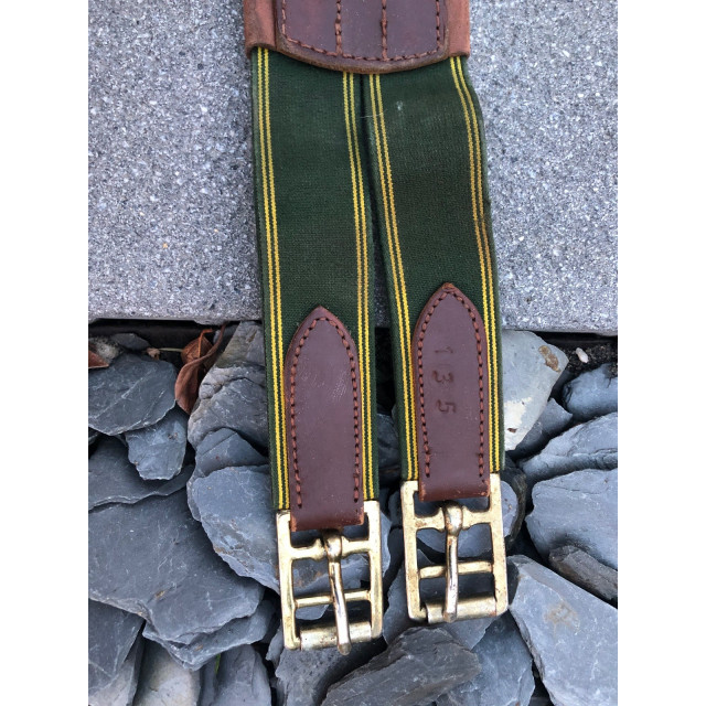 Sangle Bavette cuir marron