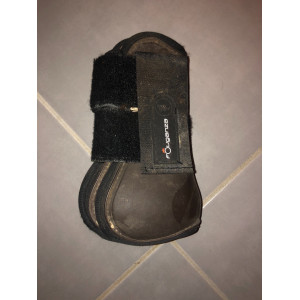 guêtres et protège boulets marron