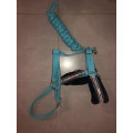 licol longe turquoise