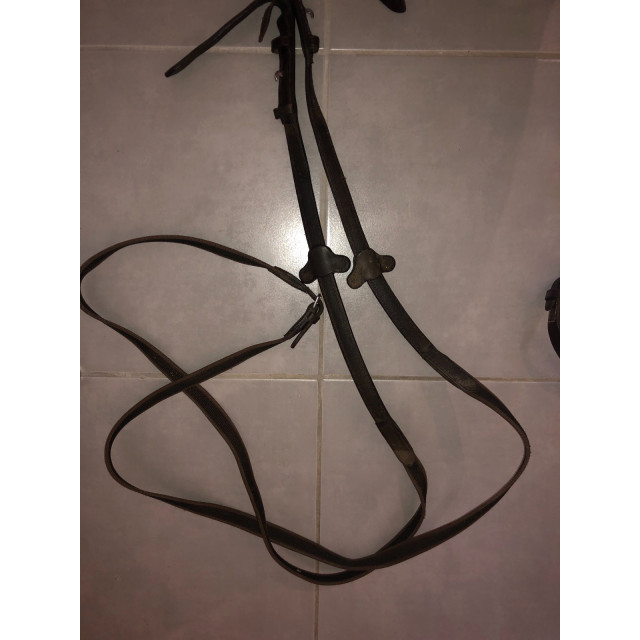 filet avec mors et 2 paires de rênes