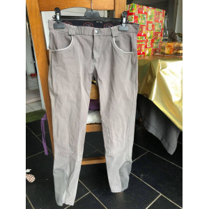 Pantalon gris KOMUTEKIR "Samantha"