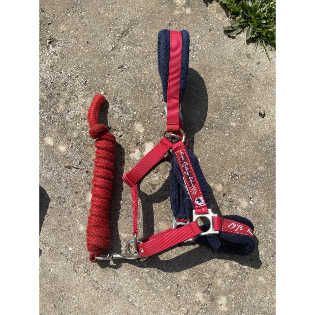 Licol rouge et bleue marine