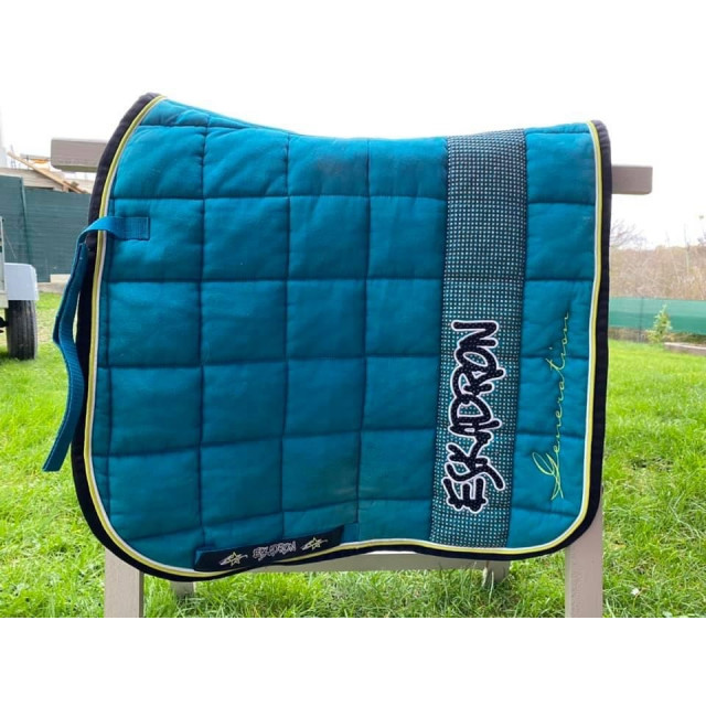 Tapis eskadron turquoise