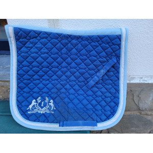 tapis dressage bleu roi