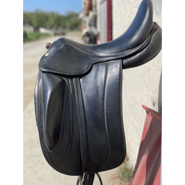 Selle de dressage SCB cuir noir