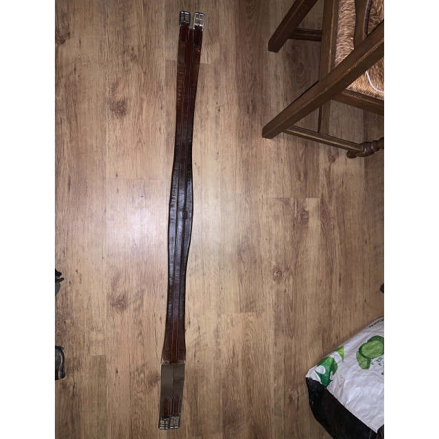Sangle protanner 135cm cuir marron