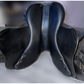 Selle mixte fleur de lys 17pouces