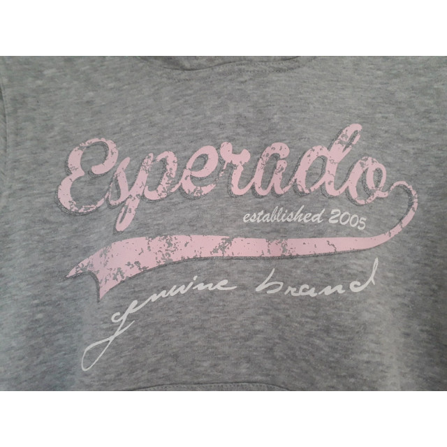 Sweat gris et rose Esperado