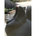 boots cuir noir