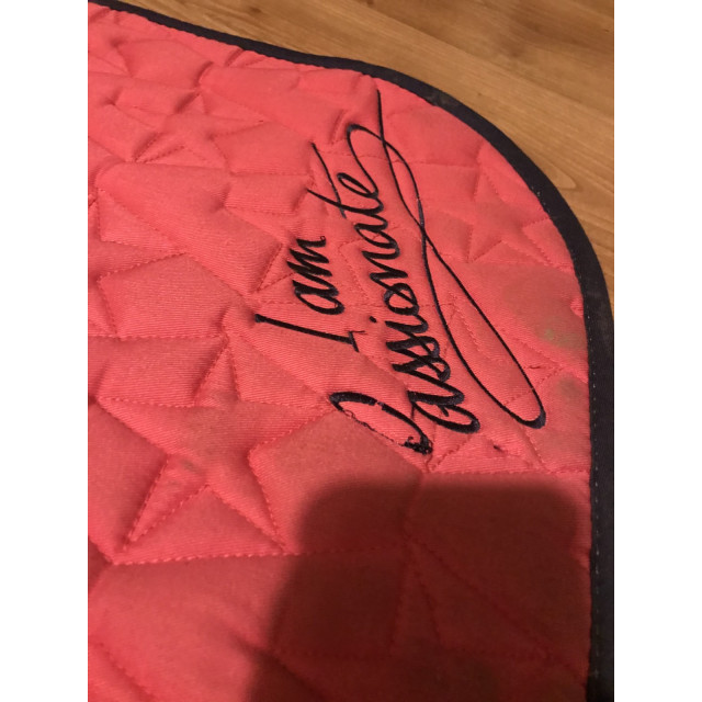 Tapis et guêtres rose