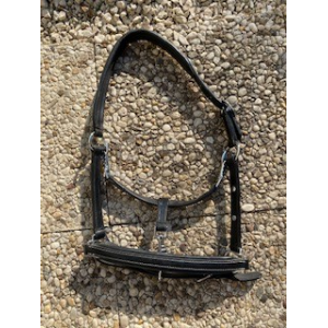 licol en cuir noir Norton