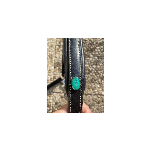 licol en cuir noir Norton