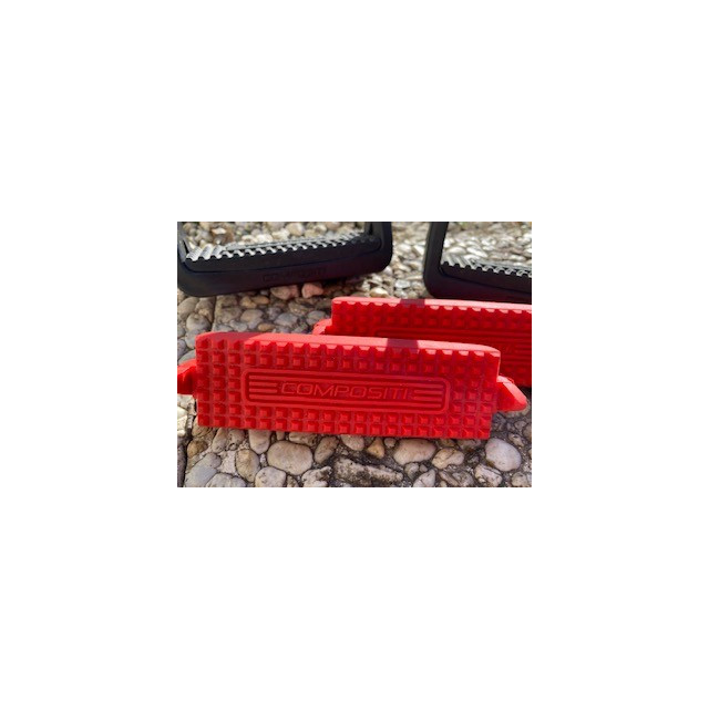 étriers Compositi noirs avec planchers interchangeables