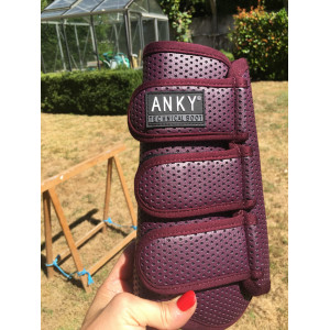 Guêtres dressage full Anky Climatrol + Cloches TL Bordeaux