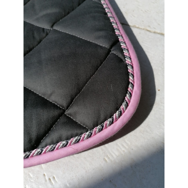 Tapis equithème gris/rose