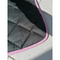 Tapis equithème gris/rose