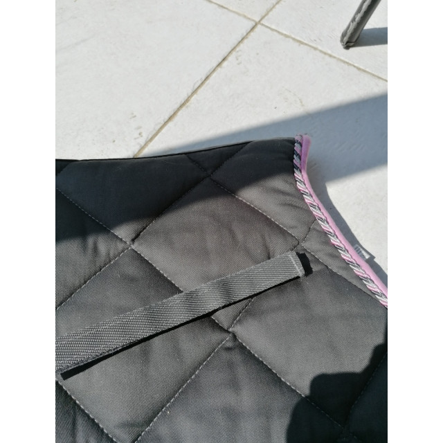 Tapis equithème gris/rose