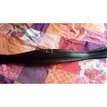 SANGLE PRESTIGE NOIRE CUIR DOUBLEE VEAU