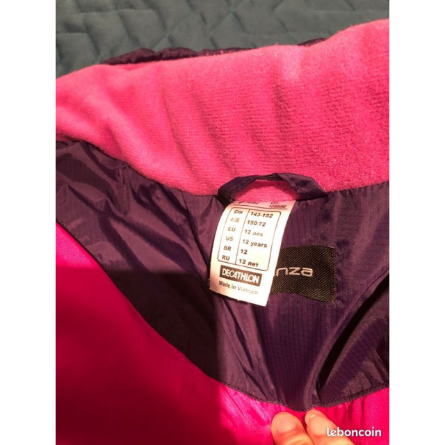 Blouson hiver Fouganza taille 12 ans