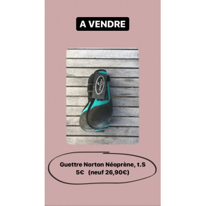 Guêtre Néoprène turquoise taille s