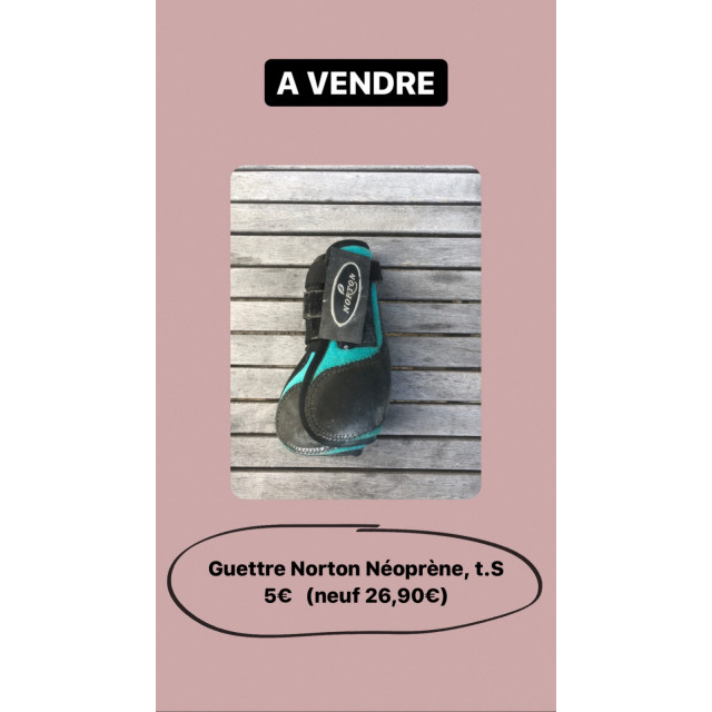 Guêtre Néoprène turquoise taille s