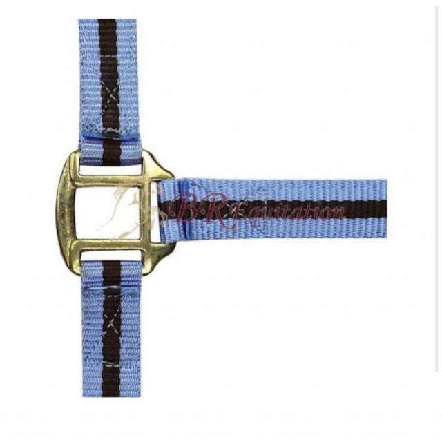 Licol choco/ciel shetland