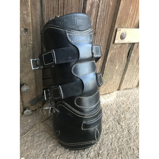 Guêtres en cuir de buffle