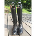 bottes noir en cuir equitheme 36