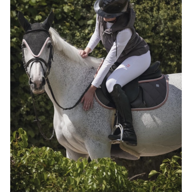 Tapis GEM pétal gris/rose ancien