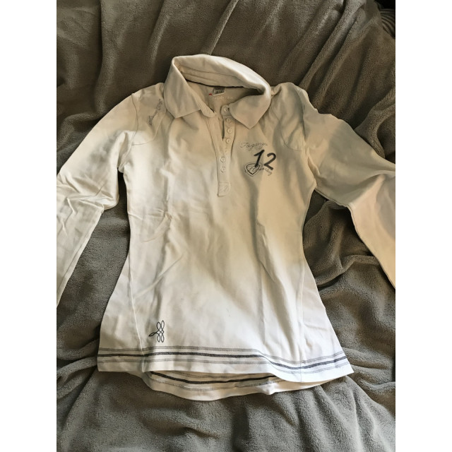 T-shirt manche longue blanc