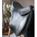 Selle mixte fleur de lys 17pouces