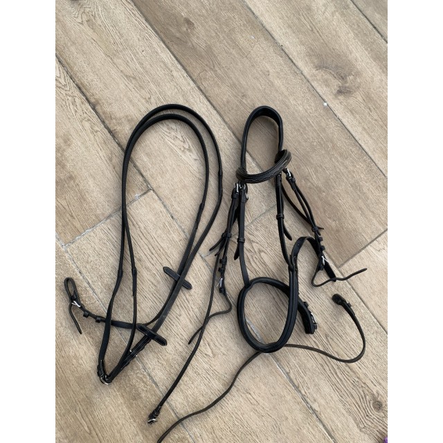 Filet muserole épaisse combiné, têtière anatomique