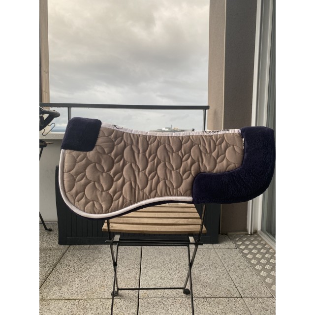 Amortisseur polaire bleu marine et gris Fouganza