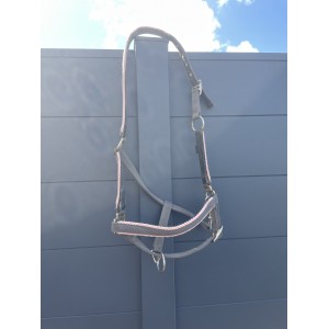 licol gris/rose t.Cob