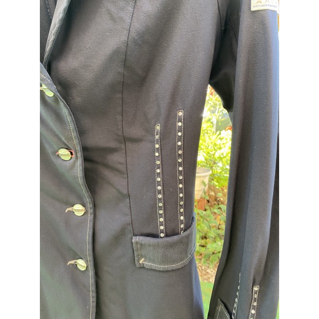 Veste animo strass bleu t34