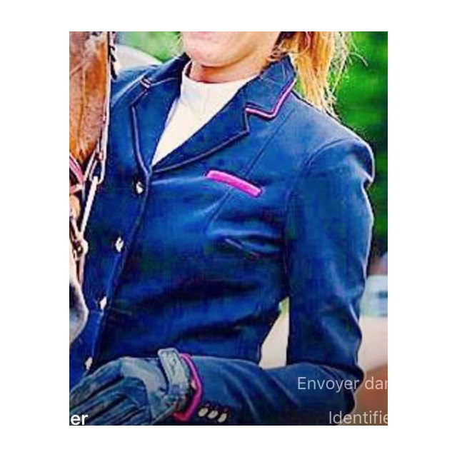Veste de concours DESERATA Noir detail rose